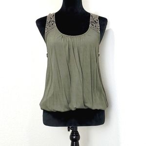 3/$15 Forever 21 Crochet Back Tank Top